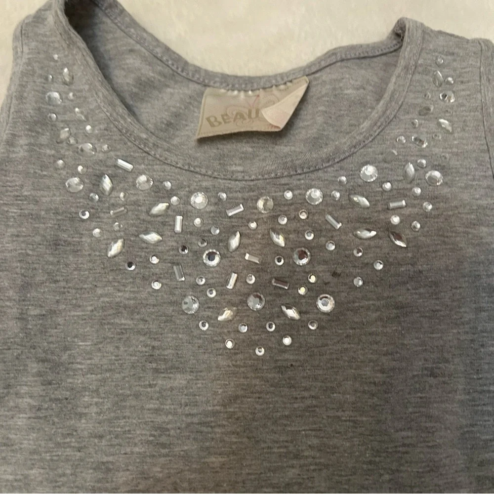 Size 5 GIRLS Rhinestone Dress B3